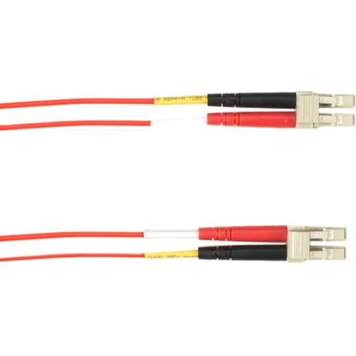 Black Box Fiber Optic Network Cable FOCMP62-LCLC-RD-50M