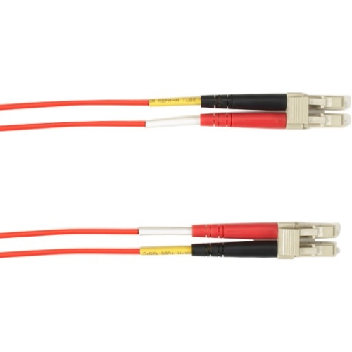 Black Box 30-m, LC-LC, 62.5-Micron, Multimode, Plenum, Red Fiber Optic Cable FOCMP62-030M-LCLC-RD
