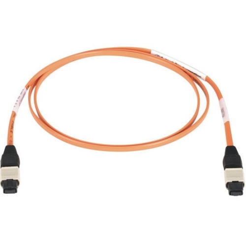 Black Box MPO-MPO 12-Fiber Patch Cable, MPO-MPO Female, Custom Length EFN5018-002M