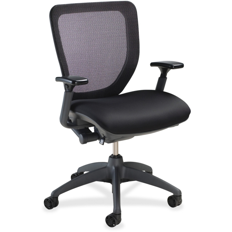 Lorell Mesh-back Task Chair with Synchro Knee Tilt 25983 LLR25983