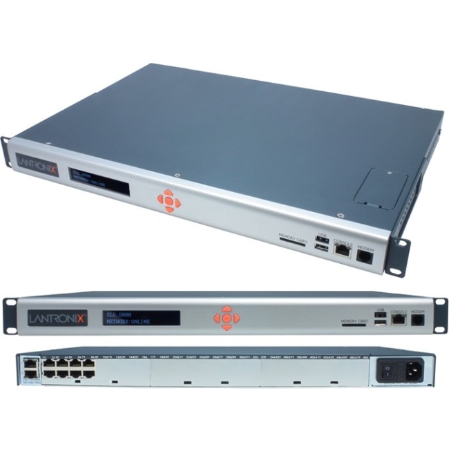 Lantronix SLC 16 - Port Advanced Console Manager, Dual AC Power Supply, TAA SLC80162201G 8000