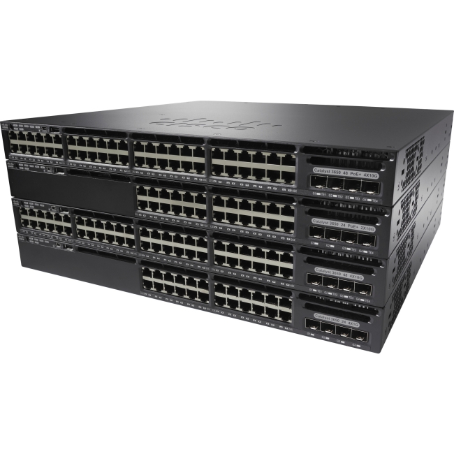 Cisco Catalyst Layer 3 Switch - Refurbished WS-C3650-48PS-E-RF WS-C3650-48PS
