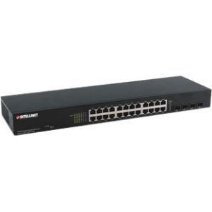Intellinet 24-Port Web-Managed Gigabit Ethernet Switch with 2 SFP Ports 560917