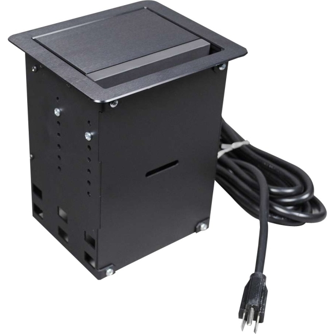 C2G Wiremold InteGreat A/V Table Box Black 16231