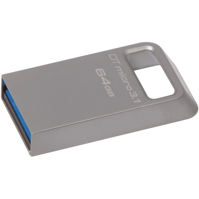 Kingston 64GB DataTraveler Micro 3.1 USB 3.1 Flash Drive DTMC3/64GB