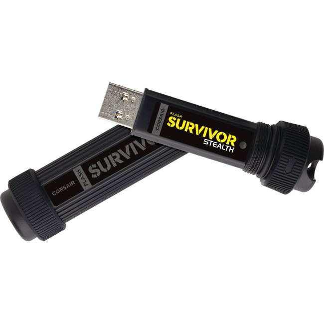 Corsair Flash Survivor Stealth 16GB USB 3.0 Flash Drive CMFSS3B-16GB