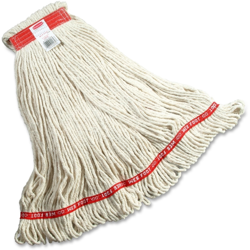 Rubbermaid Commercial Web Foot Wet Mop A11306WH RCPA11306WH