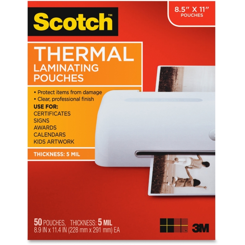 Scotch Thermal Laminating Pouches TP585450 MMMTP585450