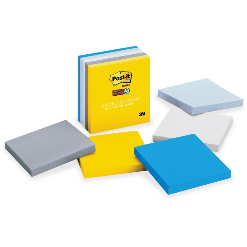 Post-it New York Collection Super Sticky Notes 6545SSNY MMM6545SSNY
