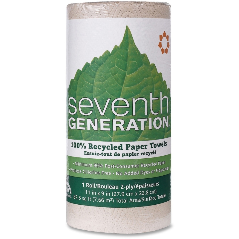 Seventh Generation 100% Recycled Paper Towels - Unbleached 13720CT SEV13720CT