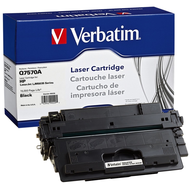 Verbatim HP Q7570A Remanufactured Laser Toner Cartridge 99229