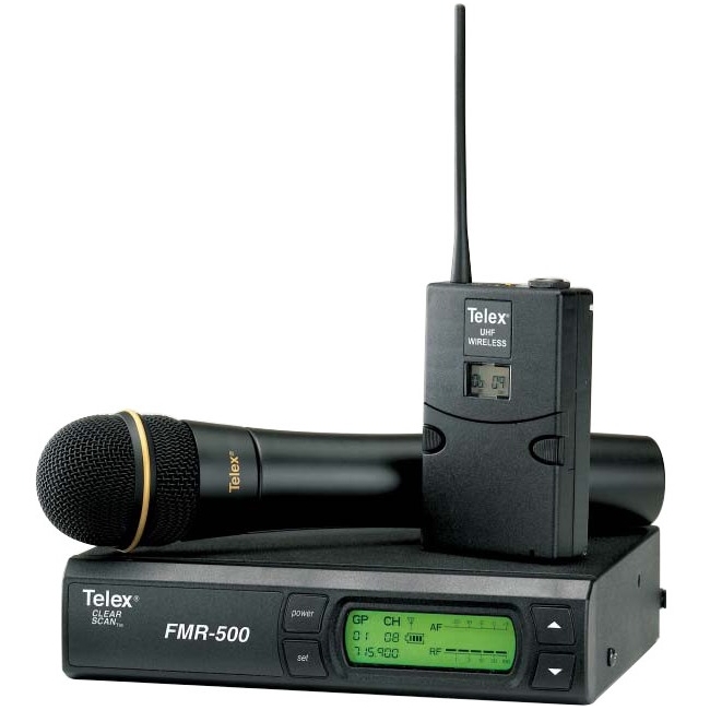 Telex UHF Wireless Microphone System FMR-500H/L-A FMR-500