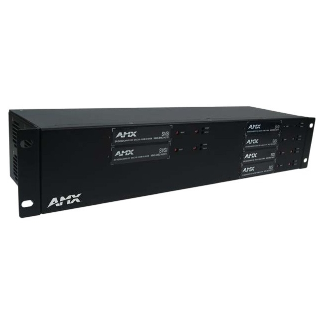 AMX 2RU Rack Mount Cage with Power for Six SVSI N-Series Card Units FGN9206 NMX-ACC-N9206