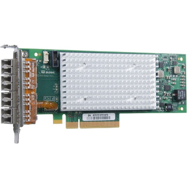 QLogic Enhanced Gen 5, Quad-Port, 16Gbps Fibre Channel-to-PCIe Adapter QLE2694L-CK QLE2694L