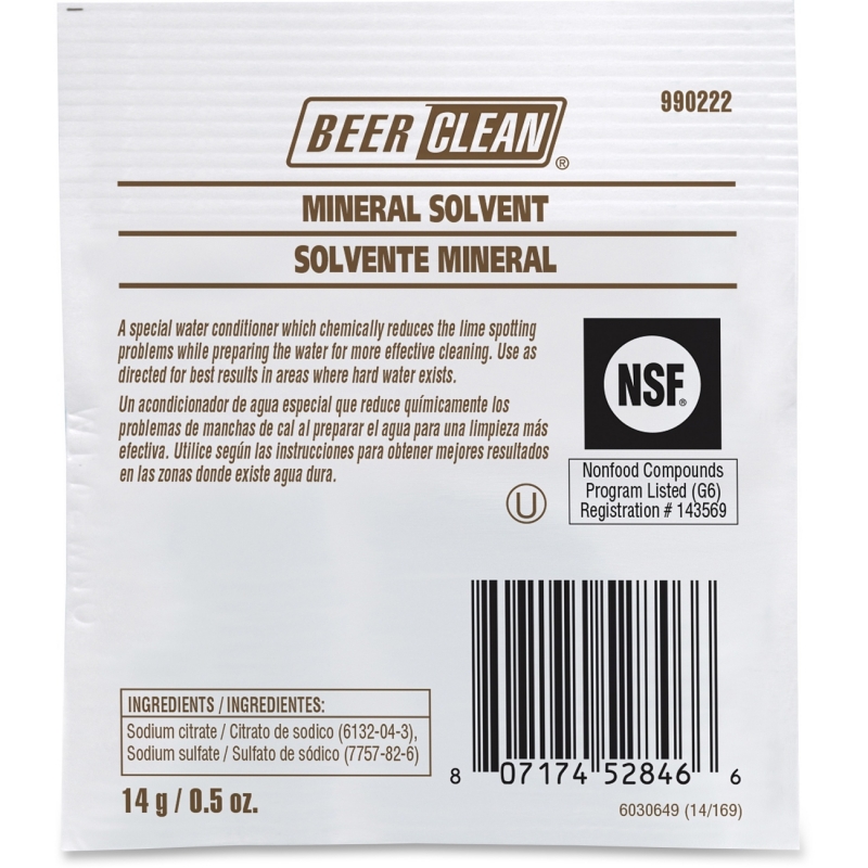 Diversey Beer Clean Mineral Solvent 990222 DVO990222