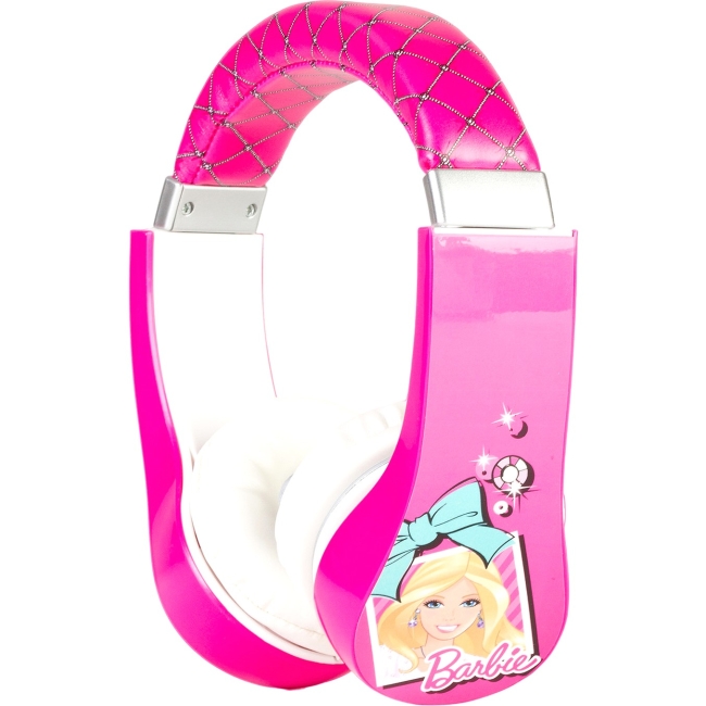 Sakar Kids Barbie Kids Safe Friendly Headphones 30359