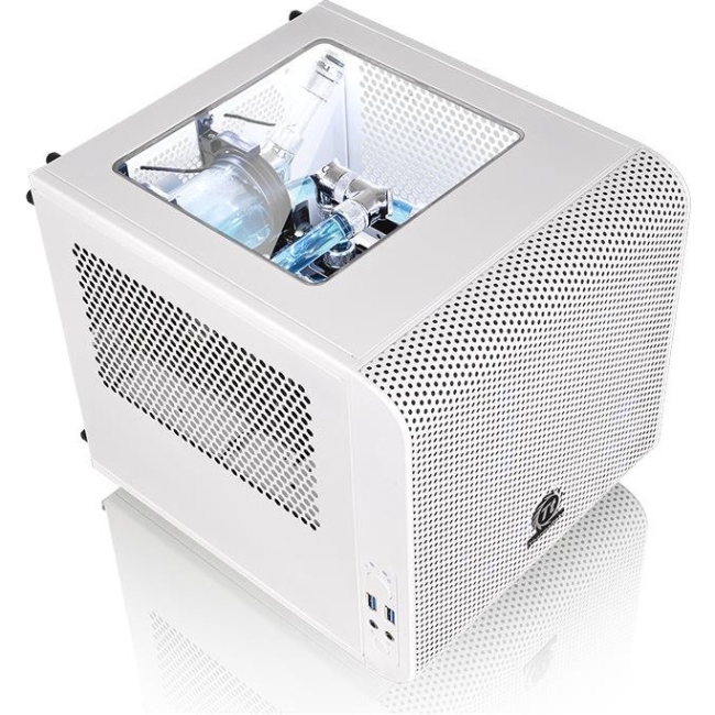 Thermaltake Edition Mini ITX Chassis CA-1B8-00S6WN-01 Core V1 Snow