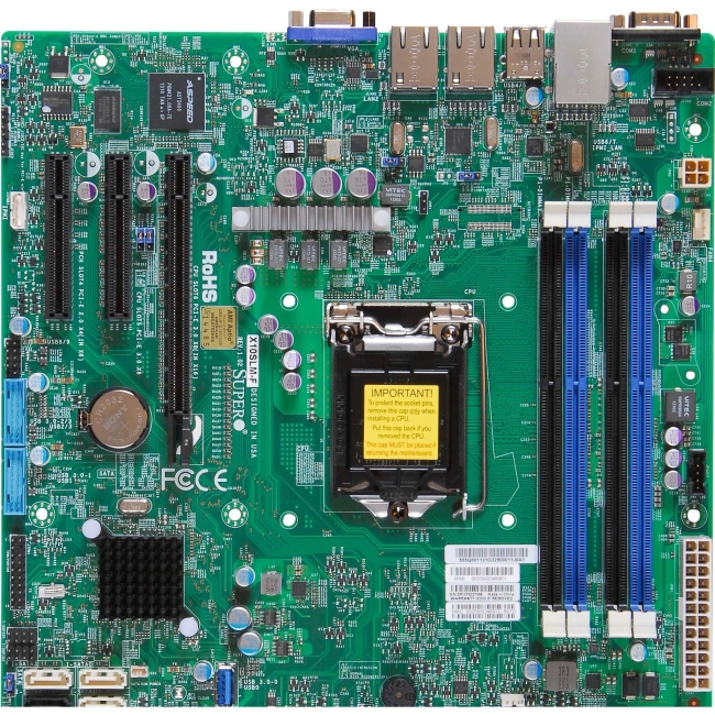 Supermicro MBD- Server Motherboard MBD-X10SLM-F X10SLM-F