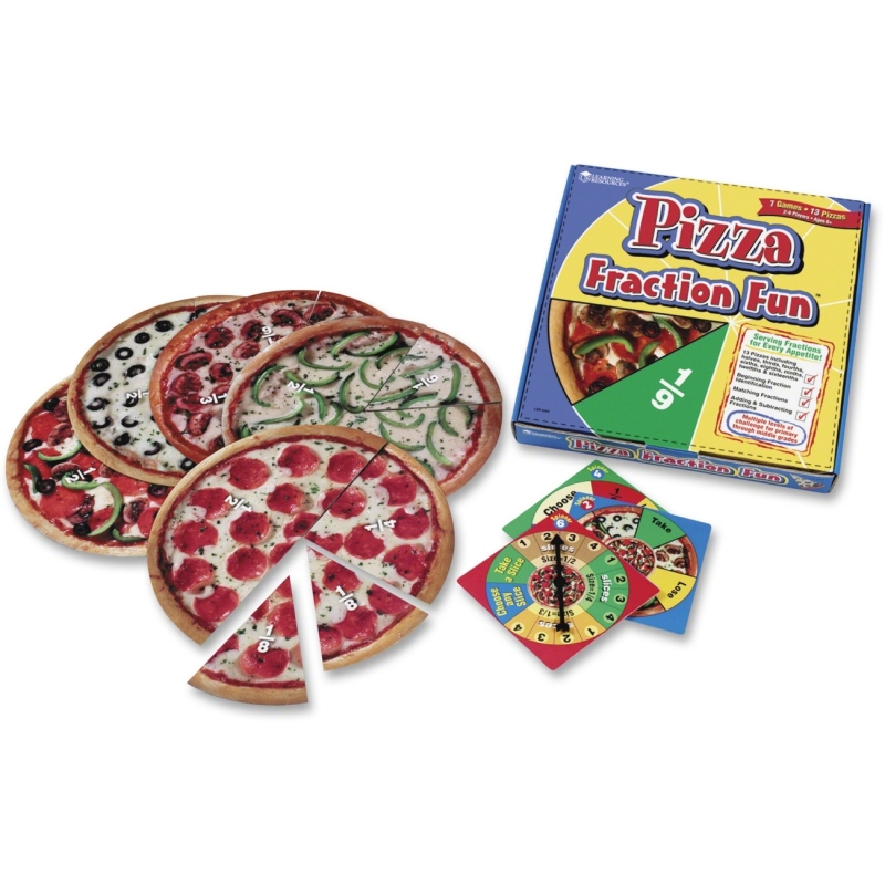 Learning Resources Pizza Fraction Fun 5060 LRN5060