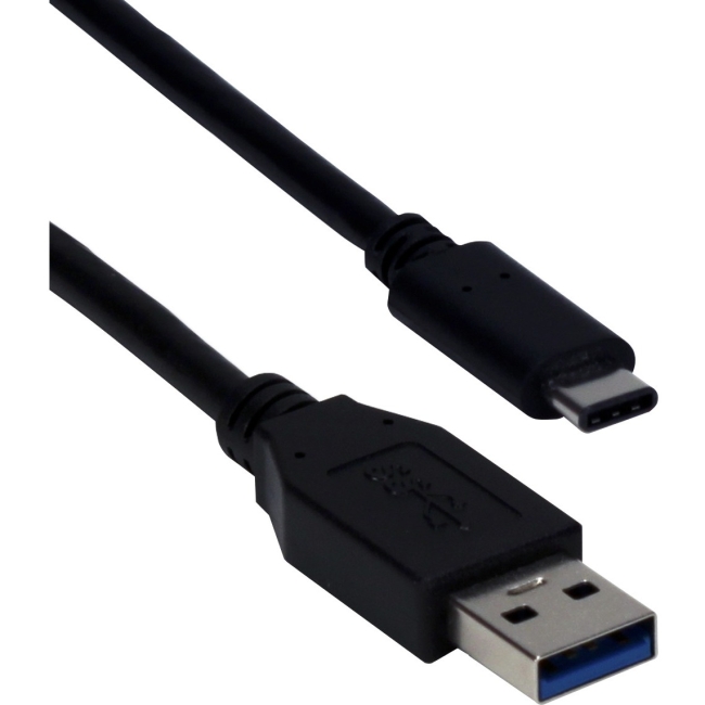 QVS 1-Meter USB-C to USB-A SuperSpeed 5Gbps 3Amp Cable CC2231A-1M
