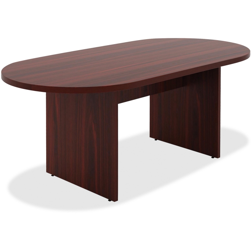 Lorell Chateau Series Mahogany 6' Oval Conference Table 34336 LLR34336