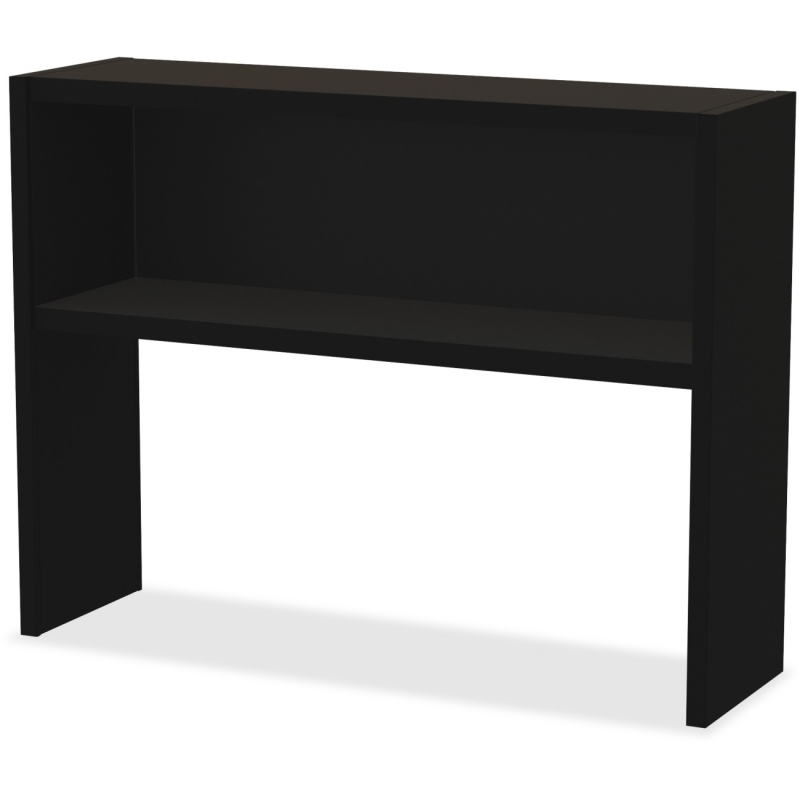 Lorell Modular Desk Series Black Stack-on Hutch 79171 LLR79171