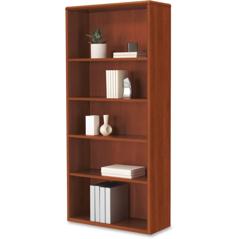 HON 10700 Series Cognac Laminated Adjustable Shelves Bookcase 107569CO HON107569CO H107569