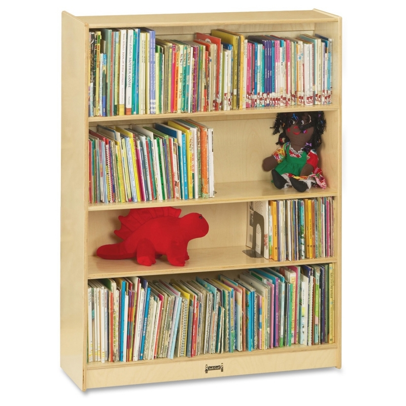 Jonti-Craft Bookcase 60"High, 4 Adjustable Shelves - RTA 0962JC JNT0962JC