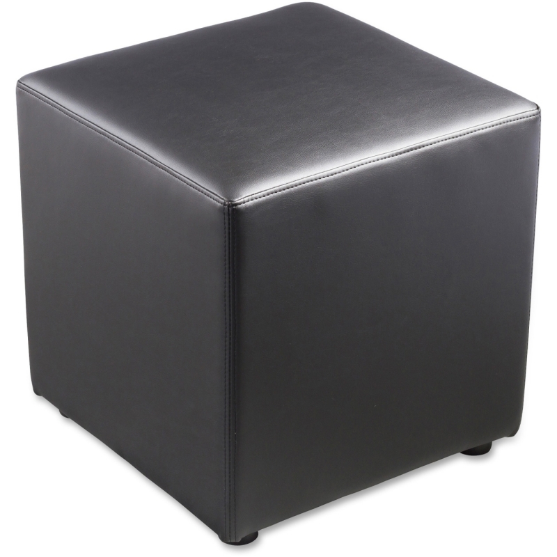 Lorell Leather Cube Chair 35854 LLR35854