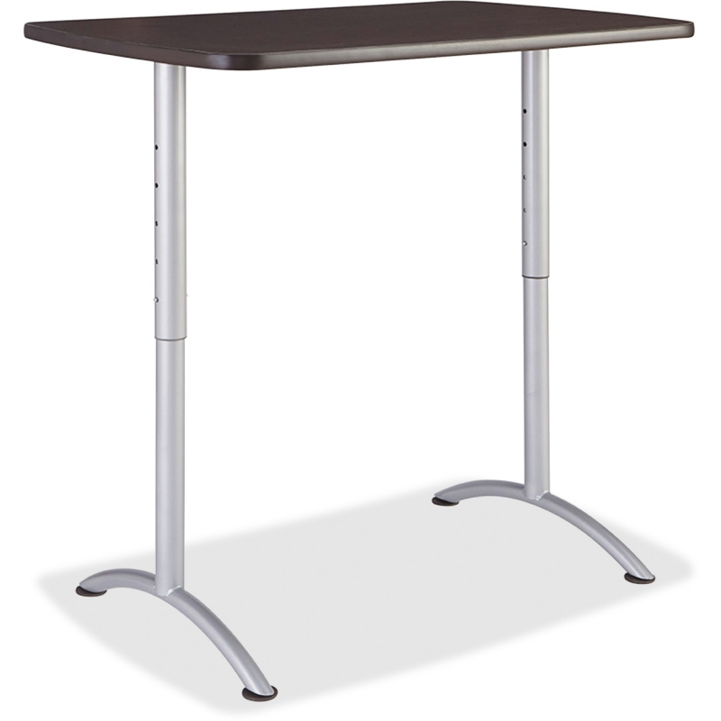 Iceberg Walnut Top Sit-to-Stand Table 69305 ICE69305