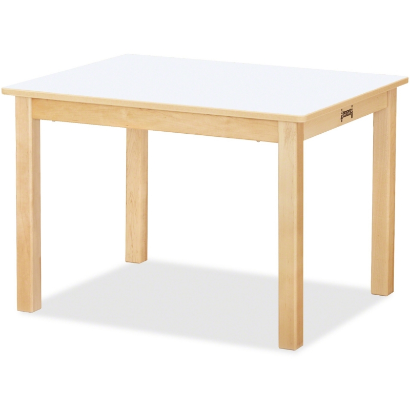 Jonti-Craft Multi-purpose White Rectangle Tables 57622JC JNT57622JC