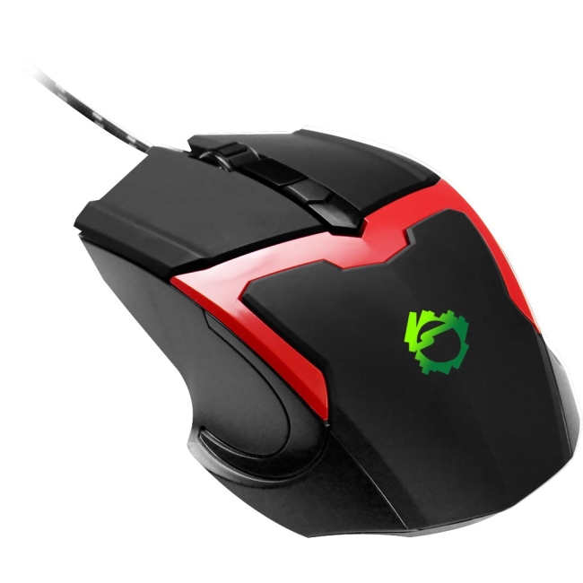 SIIG USB Optical Mouse with LED Backlit - Red JK-US0F12-S1