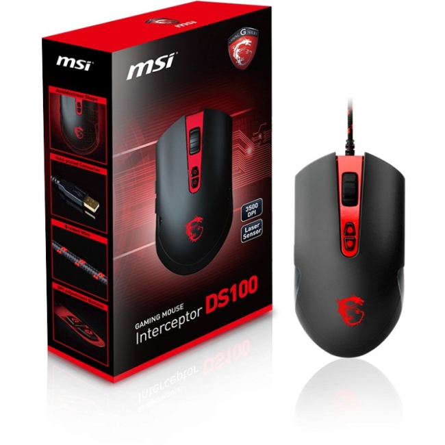 MSI Interceptor Gaming Mouse INTERCEPTOR DS100 DS100