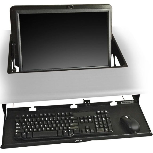 SMARTdesks flipIT Monitor Mount System DC-FIK-23-L-KIT-BL FIK-23