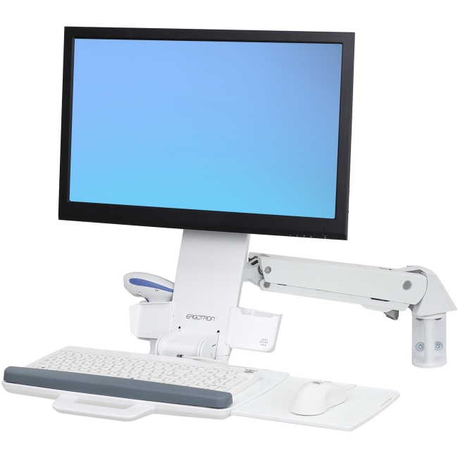 Ergotron StyleView Sit-Stand Combo Arm (White) 45-266-216