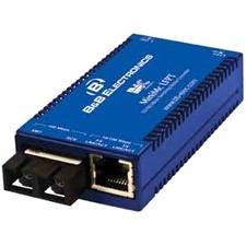 B+B Smallest, Most Reliable Switching Media Converter 855-11622