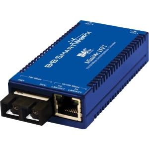 B+B Smallest, Most Reliable Switching Media Converter 855-11621