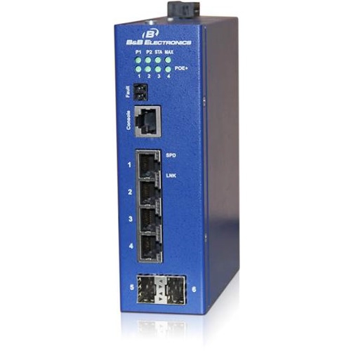 B+B Ethernet Switch ESWGP506-2SFP-T