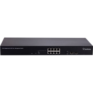 GeoVision 8-Port Gigabit 802.3at Web Management PoE Switch GV-POE0811