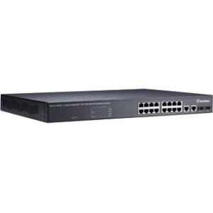 GeoVision 16-Port 802.3at Web Management PoE Switch 84-POE1601-001U GV-POE1601