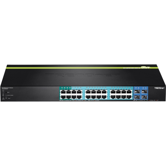 TRENDnet 28-Port Gigabit Web Smart PoE+ Switch TPE-2840WS