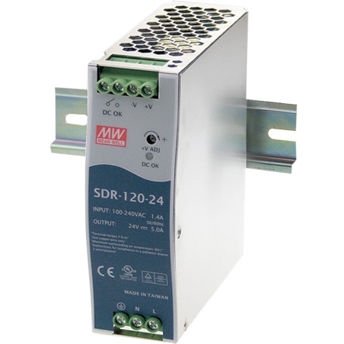 B+B 120W Single Output Industrial Din Rail With PFC Function SDR-120-24