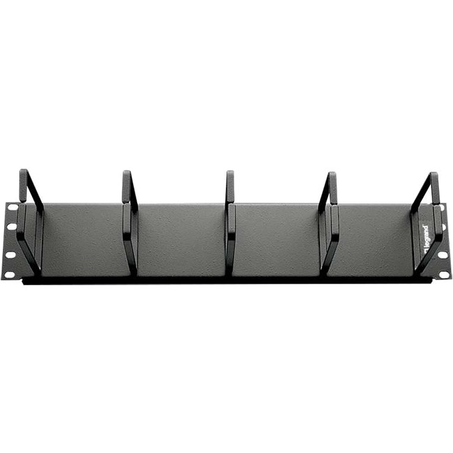 C2G 2U Horizontal Cable Management Panel with 5 D-Rings 14594