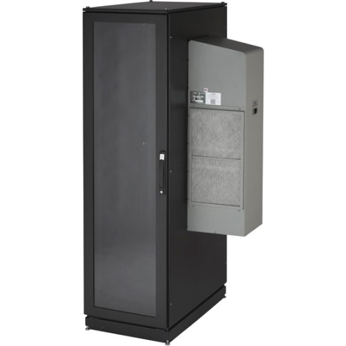 Black Box ClimateCab NEMA 12 Server Cabinet with Tapped Rails CC42U12000T-R2