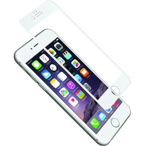 Cygnett AeroCurve Tempered Glass Aluminium Border iPhone 6 - White CY1731CPTGL