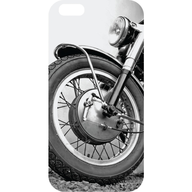 OTM iPhone 6 Black Matte Case Rugged Collection, Motorcycle IP6V1BM-RGD-03