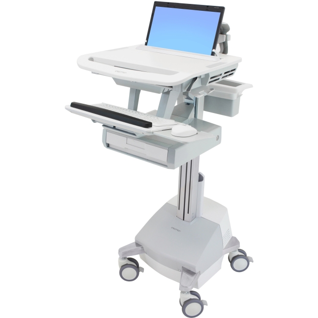 Ergotron StyleView Laptop Cart, SLA Powered, 1 Drawer SV44-1111-1 SV44