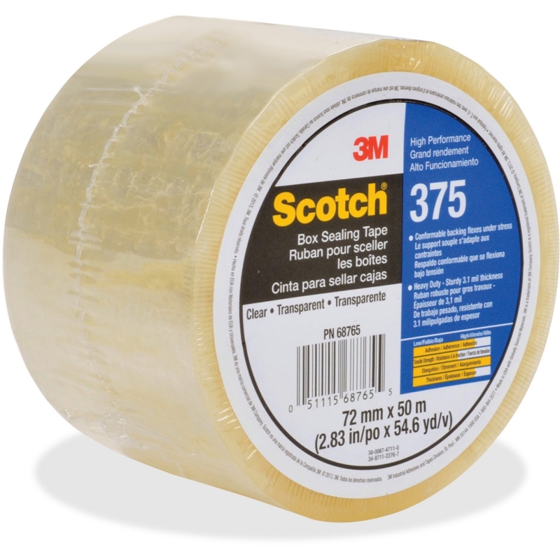 Scotch Box-Sealing Tape 37572X50CL MMM37572X50CL