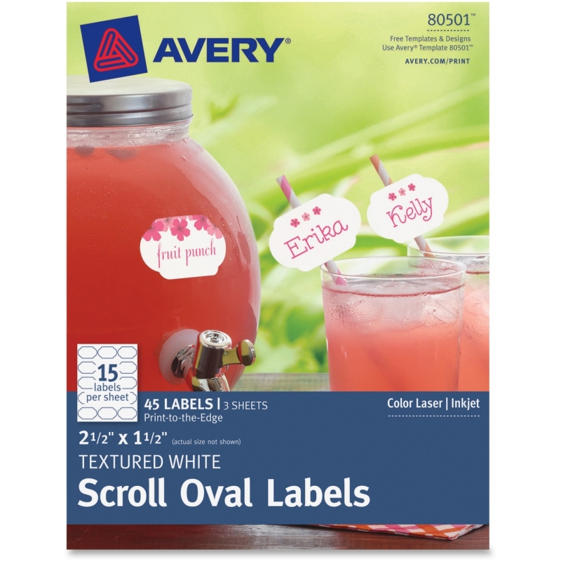 Avery ID Label 80501 AVE80501