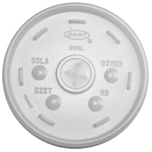 Dart Lids for Foam Cups and Containers 20SL DCC20SL
